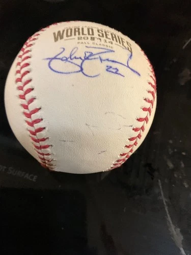 SAN FRANCISCO JAKE PEAVY SIGNED WORLD SERIES 2014  BASEBALL JSA CK 39660