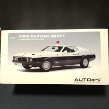 AUTOart Edition 1/18 Ford Mustang Mach 1 Tochigi Prefectural Police