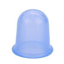 (Azul) Juego de 2 piezas de silicona aspiradora masaje corporal ayudante masaje anticelulítico NY