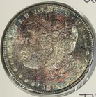 New Listing1886 Morgan Silver Dollar Coin Rainbow Tone