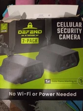 Tactacam Defend cellular security cameras 2 Pack & Rechargeable Battery