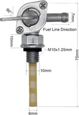 Fuel Tank Shut Off Valve Switch Petcock For Generator For Champion Firman Honda