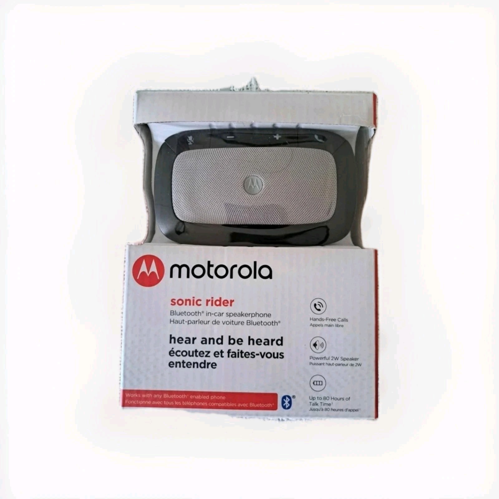 Motorola Sonic Rider SP-005BK/89589N Bluetooth Wireless In-car Speakerphone