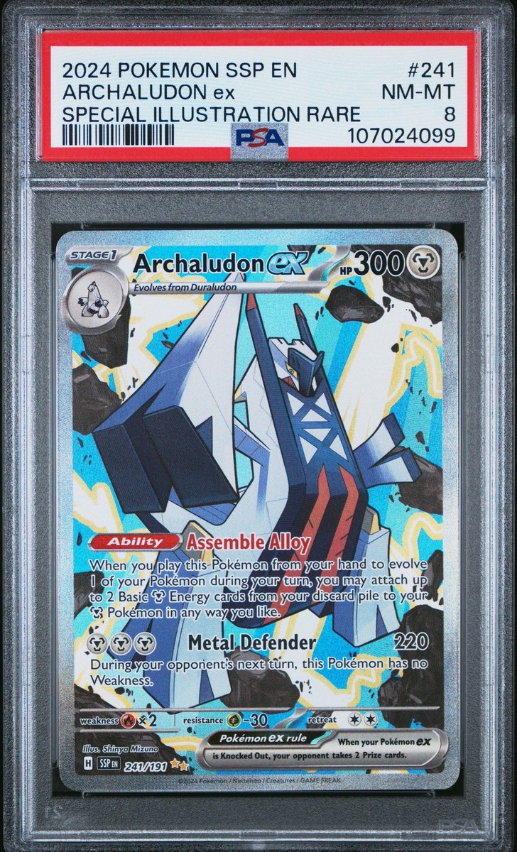 Archaludon ex 241/191 Sv08: Surging Sparks Holo for sale Archaludon ex 241/191 Sv08: Surging Sparks Holo for sale