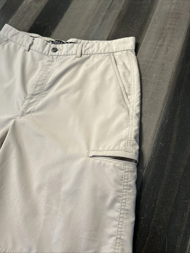 Pantalones Cortos de Playa Pebble Golf Secos Lujo Confort Flex Rendimiento (chinchilla, 36) Nuevos con Etiquetas Foto 4 de 4