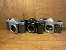  For Parts Pentax S2 Repaint Black  Lot of 2 Spotmatic SP Film Camera Body