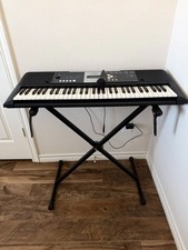Yamaha YPT-230 61-Key Black Electronic Keyboard w/ Stand, Microphone, Speaker