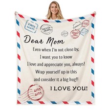 Gifts For Mom Women Daughter Son, Birthday Mother Day Present Blanket 50x60