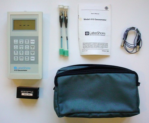 LAKESHORE 410 GAUSSMETER w/Axial&Transverse Probes ZeroG Chamber Tested XLNT CND