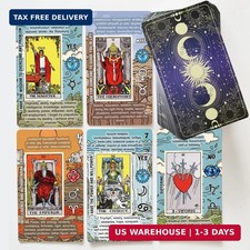 Tarot Cards for Beginners, Learning Tarot Deck, No Guide Book Needed, Tarot Card