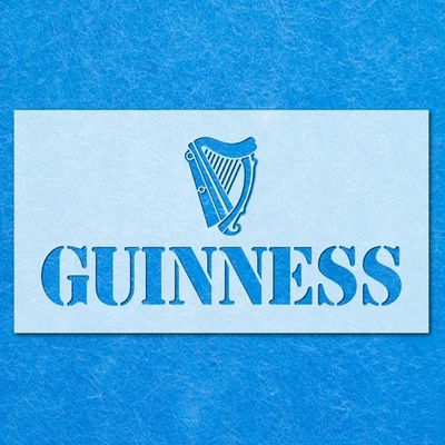 LAZER NINJA Guinness Irish Stout Stencil: Mylar Airbrush Wall Art Painting Crafts , DIY