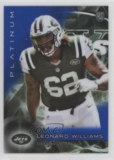 2015 Topps Platinum Rookies Sapphire Refractor Leonard Williams #150 5cb