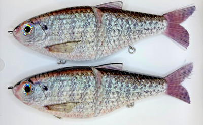 TYG Silencer Crappie Glide bait swimbait custom 7 inch 2 Glide baits NEW