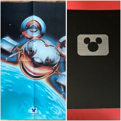 1981. DISNEY CHANNEL. Marketing Booklet & MICKEY MOUSE Poster. EPCOT. Very Fine