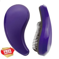 PetJoyHaven Dark Purple Dog Brush Yorkie Shih Tzu Maltese