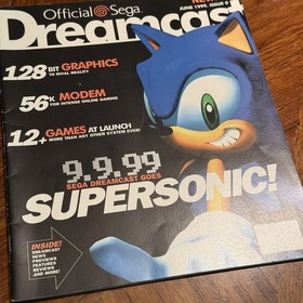 Official Sega Dreamcast June 1999 Issue 0 and 1 Magazines