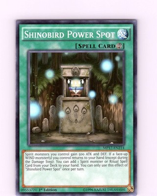 Yu-Gi-Oh TCG Shinobird Power Spot MP17-EN214 1st Edition Common Card NM ...