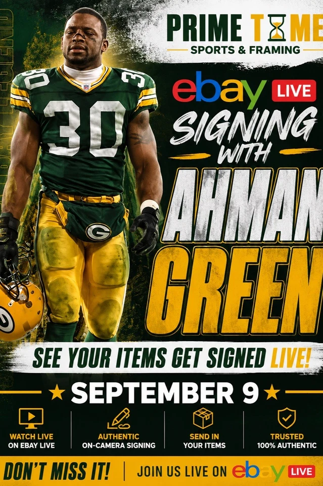 Live Signing With AHMAN GREEN!