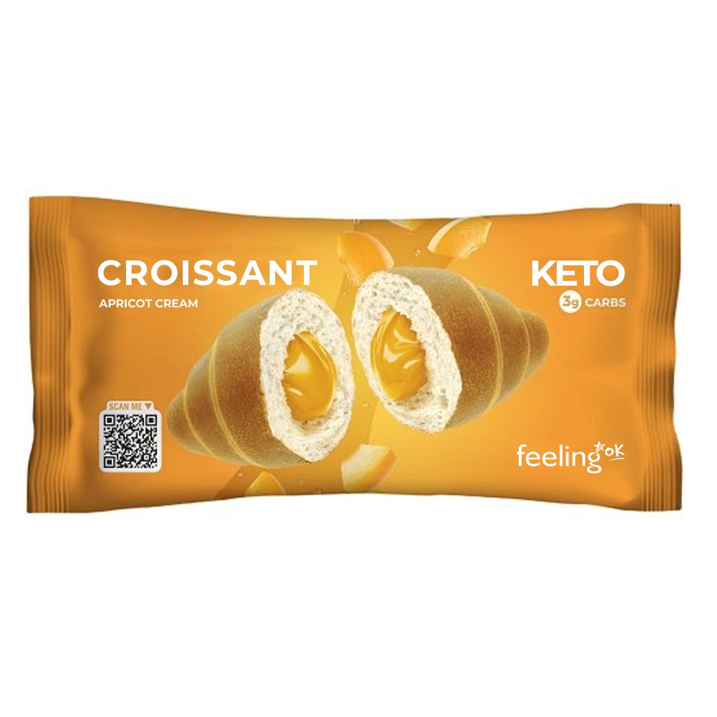 FEELING OK CROISSANT RIPIENO ALL'ALBICOCCA 50 GR