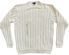 Nautica Cable Knit 100 Cotton Knit Sweater Size XL New