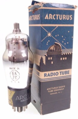 6K7G = VT-86A = CV1941 = W63 = ZA5699 = 6K7 Arcturus Radio Röhre tube NOS 