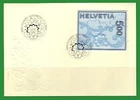 Switzerland 2000 Worlds first Embroidered stamp  FDC
