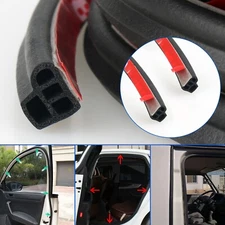 Fits Hyundai Car Door 5M L-Shape Soundproofing Seal Rubber Edge Strip Protector