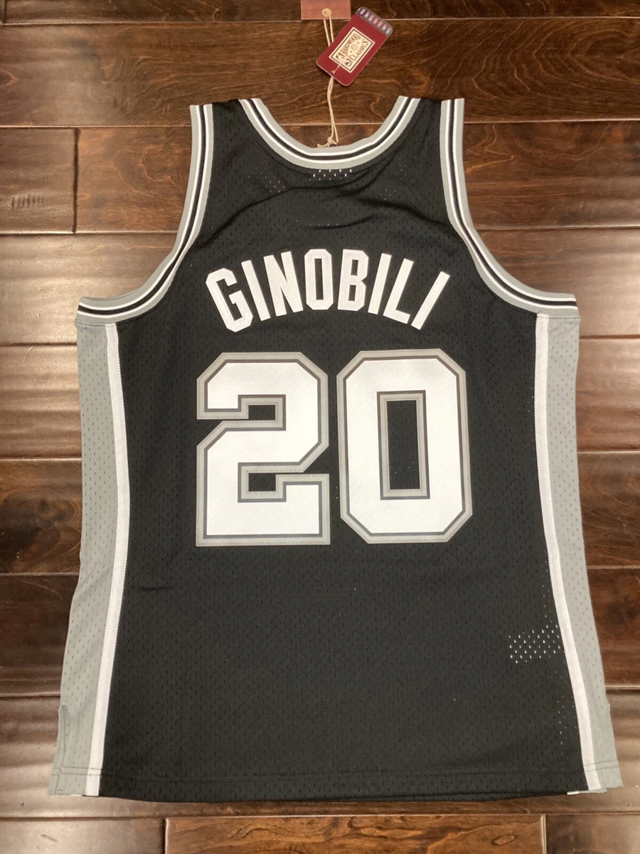 Mitchell & Ness, Shirts, Men Nba Spurs Manu Ginobili Jersey Sz Xs New