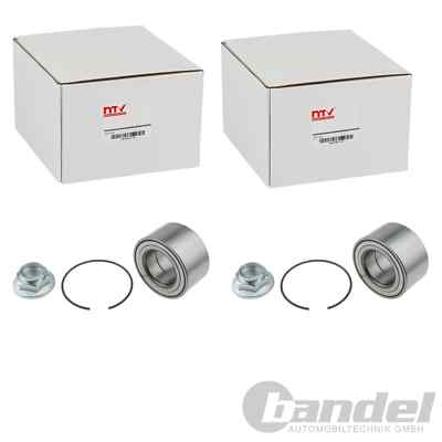 2X NTY RADLAGER-SATZ VORNE PASSEND FÜR HYUNDAI ACCENT I10 I20 KIA PICANTO RIO