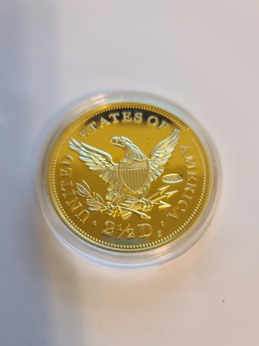 1841 Gold Coronet Quarter Eagle Replica COPY - Picture 2 of 9