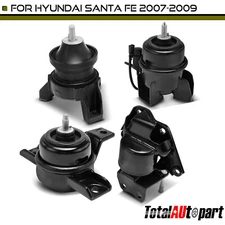 New 4x Auto Trans Engine Motor & Transmission Mount for Hyundai Santa Fe 07-09