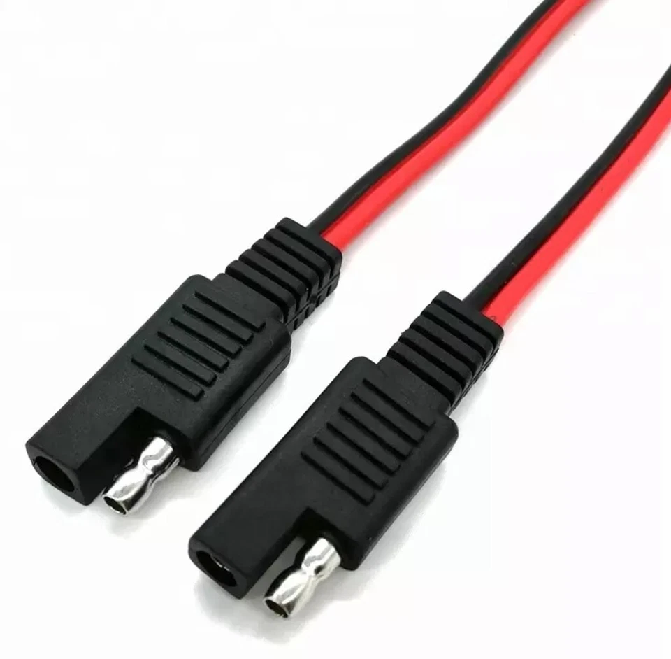 10 pcs 12" 10 Gauge 2 Pin Quick Disconnect Audiopipe Polarized Wire Harness - Image 3 of 4