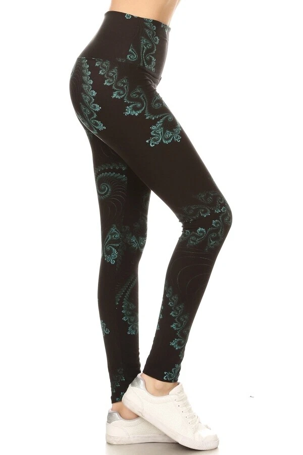 Buttery Soft High Waist Patterned Leggings Sizes Available