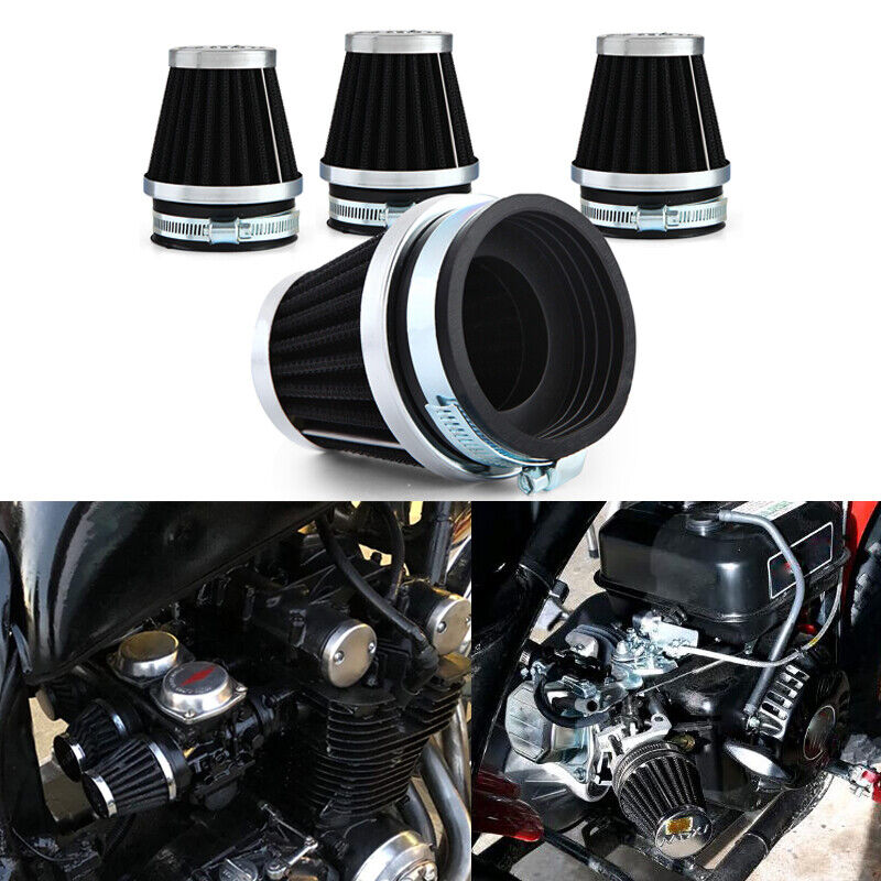 4x Motorcycle 54mm Air Pod Filters For Kawasaki GPZ750 1982-1985