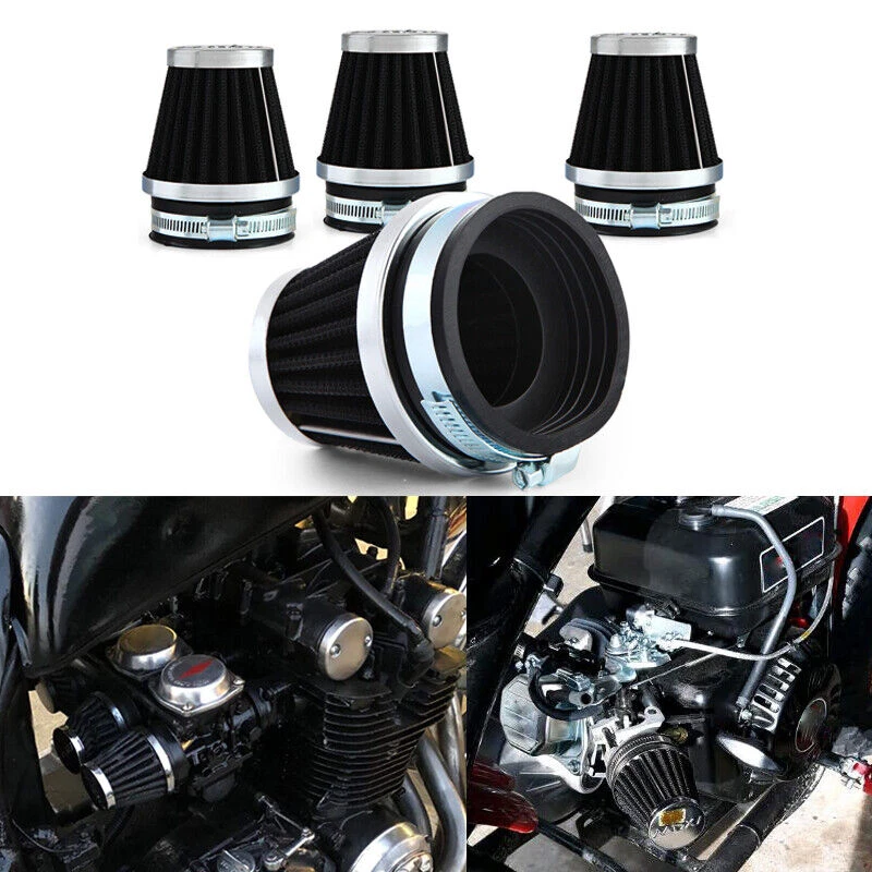 4pcs 54mm Universal Air Pod Filter Cleaner For Honda Yamaha Suzuki Kawasaki - Image 4 of 4