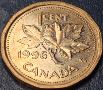 1996 Canada 1 Cent (12 SIDES) KM# 181 US SELLER COMBINED SHIPPING