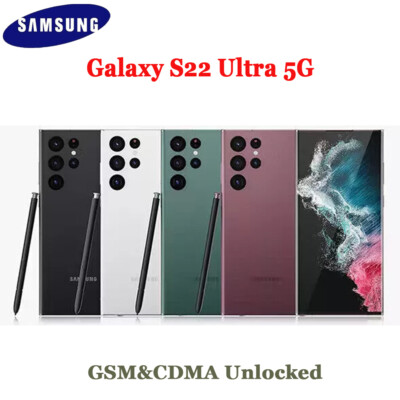 NEW SEALED Samsung Galaxy S22 Ultra 5G SM-S908U 128GB Fully Unlocked ALL CARRIER