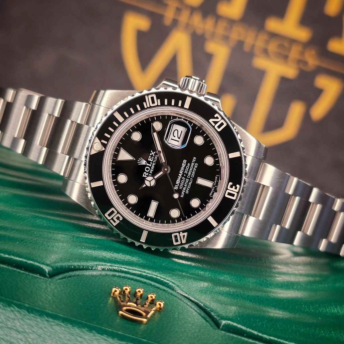 ROLEX SUBMARINER DATE 40MM 116610LN CERAMIC BLACK DIAL STEEL NEW