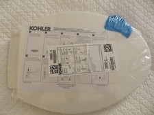 Kohler Elongated Highline Quiet Confort Toilet Seat White Color NEW FREE SHIP