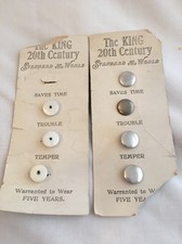 Vintage Button Cuff The King 20th Century Lot