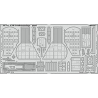 MW22 Eduard 48791 A3D-2 Undercarriage 1/48 Pe Set For