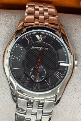 Emporio Armani AR1710 Classic Black Dial Stainless Steel Men's Watch