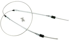 1965-1982 Corvette Rear Parking Park Brake Cable Kit Stainless + CLIPS C2 C3 NEW