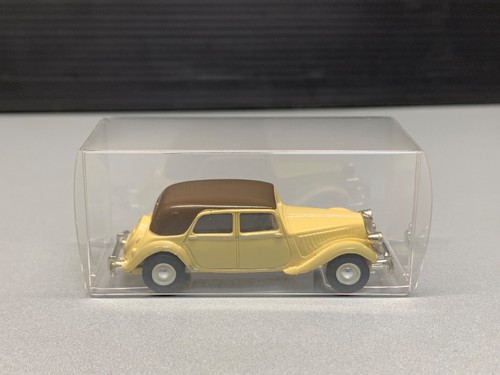 Citroen 15 Six Limousine sedan Oldtimer PKW hell braun Brekina H0 1:87 - Bild 2 von 12