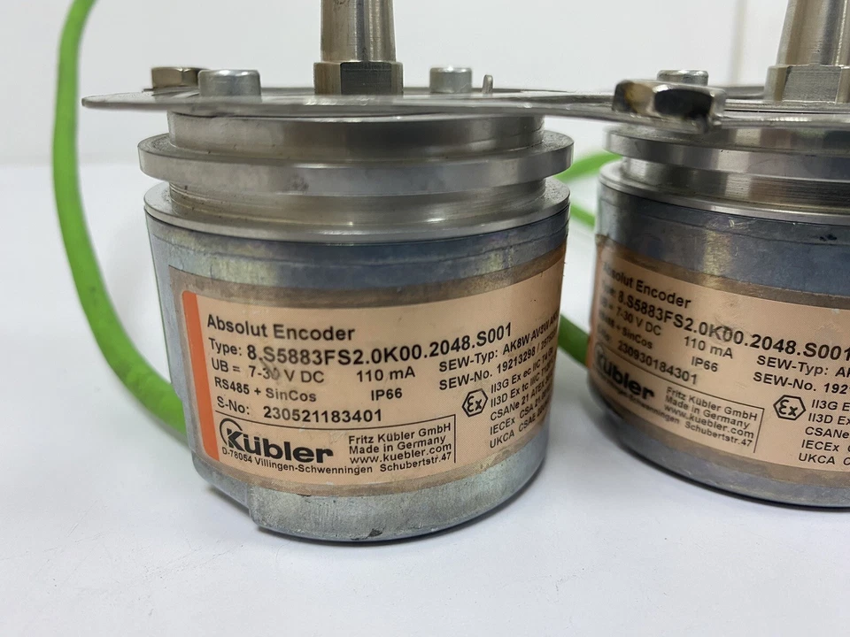 Kubler 8.S5883FS2.0K00.2048.S001 Absolut Encoder sew-Typ: AK8W AV8W AV8W AK8Z - Image 2 of 4
