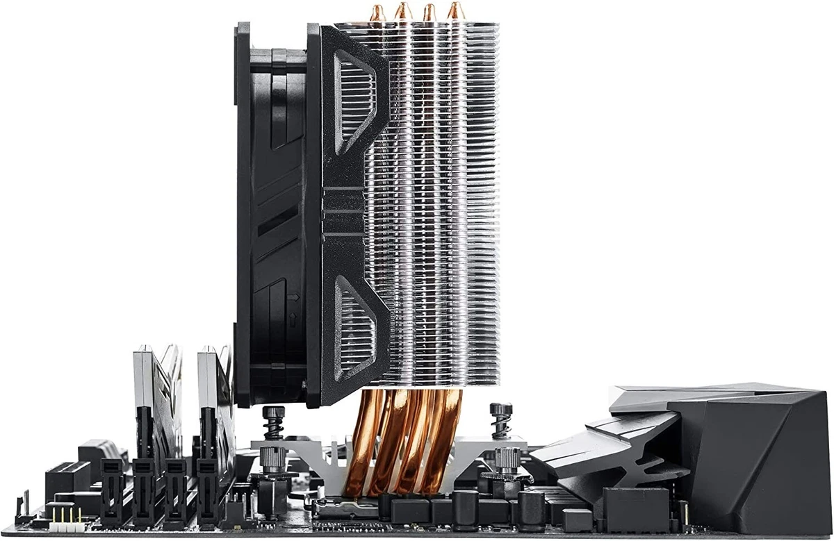 Cooler Master Hyper 212 EVO V2 CPU Air Cooler with SickleFlow 120, PWM Fan,  Direct Contact Technology, 4 copper Heat Pipes for AMD Ryzen/Intel  LGA1200/1151 LGA 1700 Compatible 