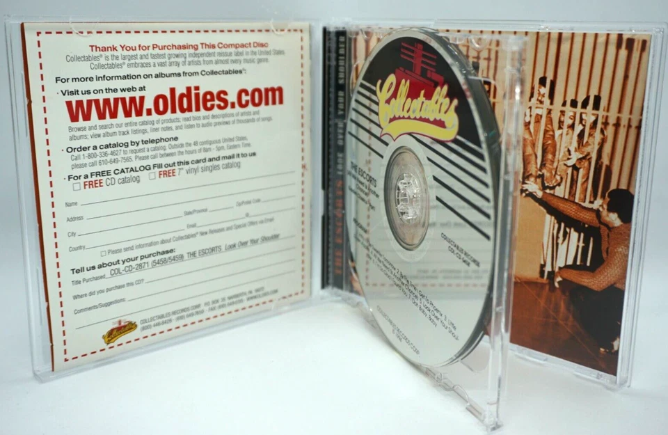 The Escorts : Look Over Your Shoulder  2CD Album   -  RARE - Image 3 of 3