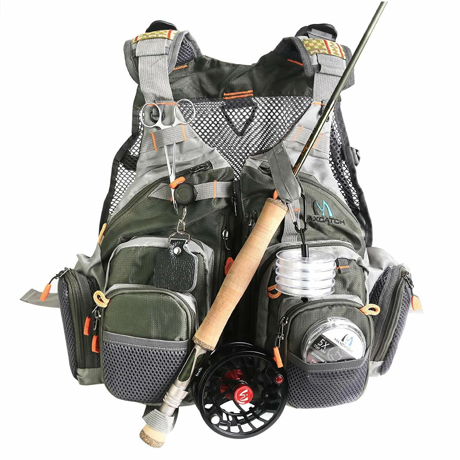 Maxcatch Fly Fishing Vest Mesh Vest Pack Free Size
Opens in a new window or tab