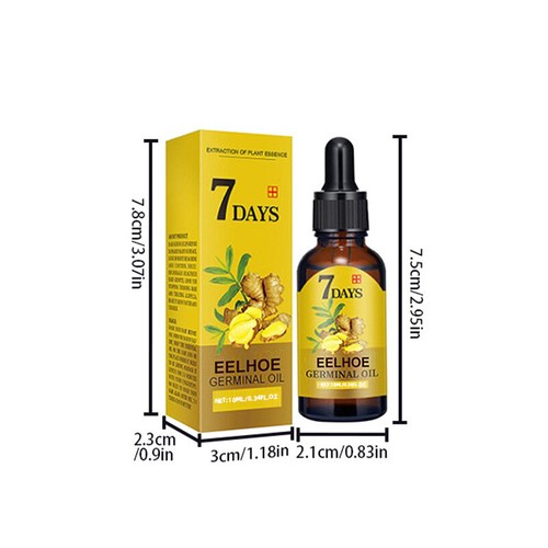 Suero de crecimiento del cabello de jengibre para fortalecer el cabello fino 10/20/40ML - Imagen 3 de 11