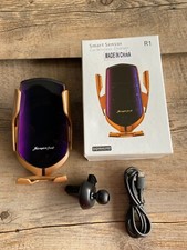 Wireless Automatic Clamping Smart Sensor Car Phone Holder Fast Charger Mount/10W